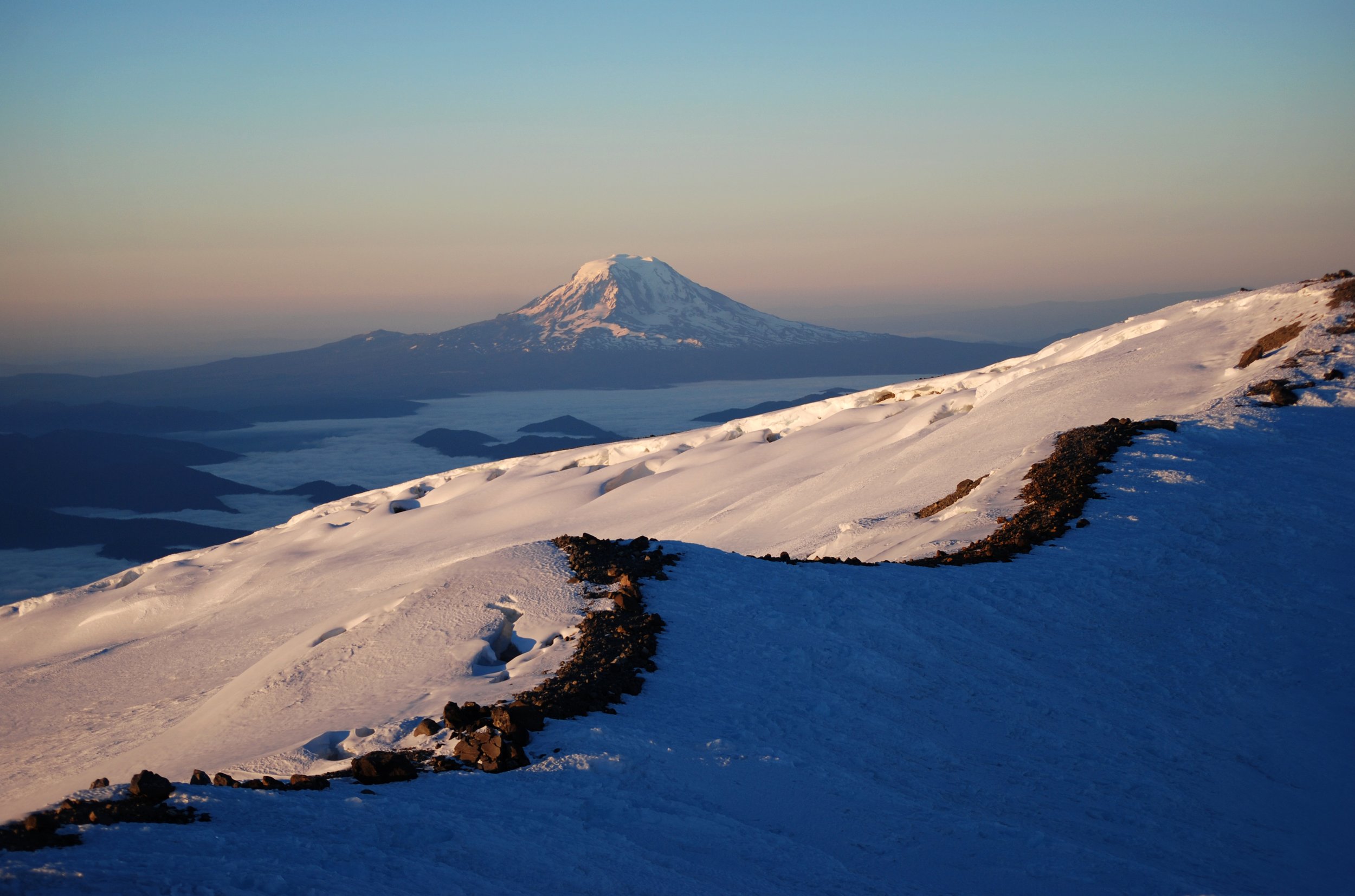 Mt. Adams from Rainier summit
