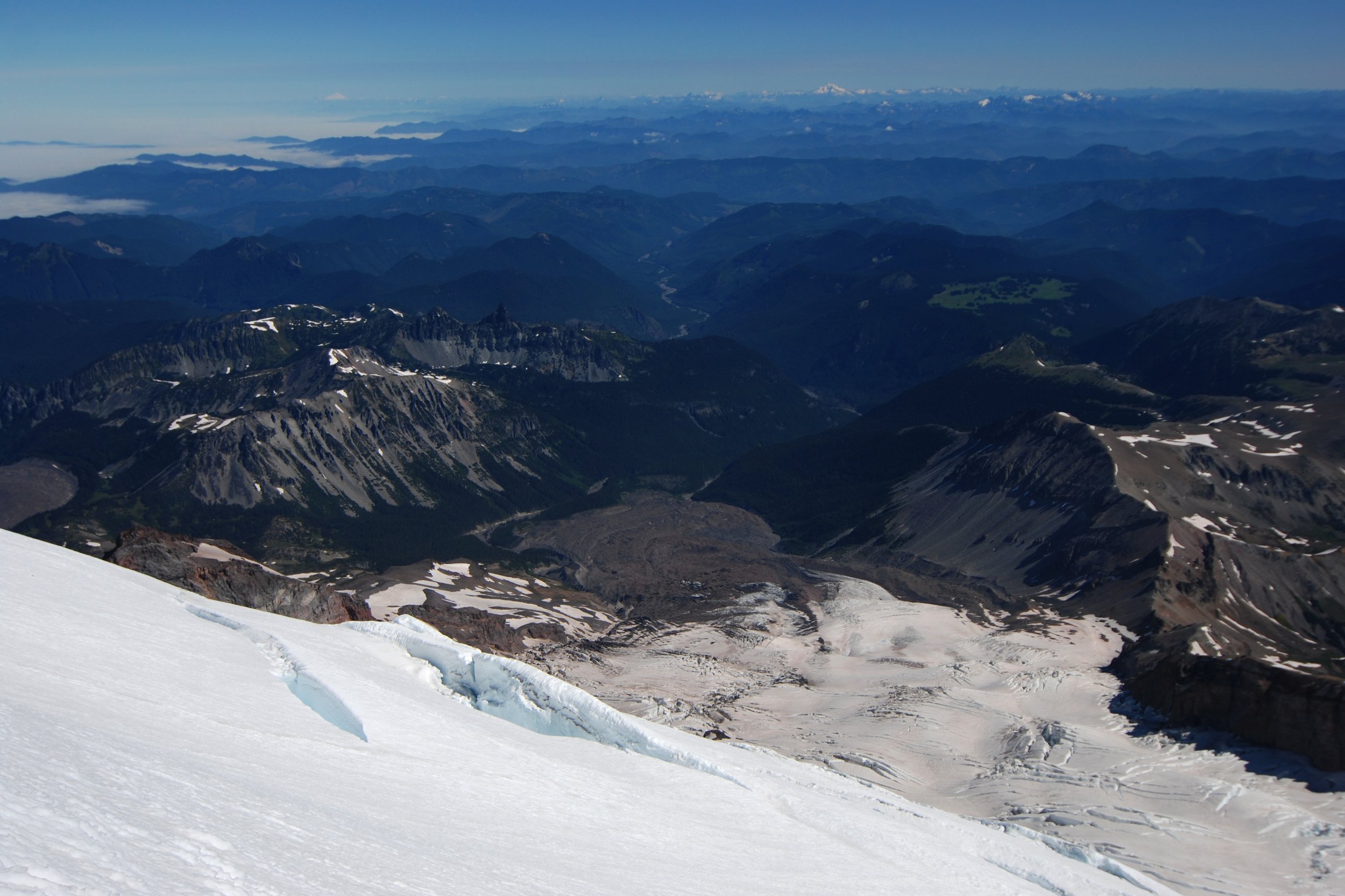 View north from Winthrop glacier